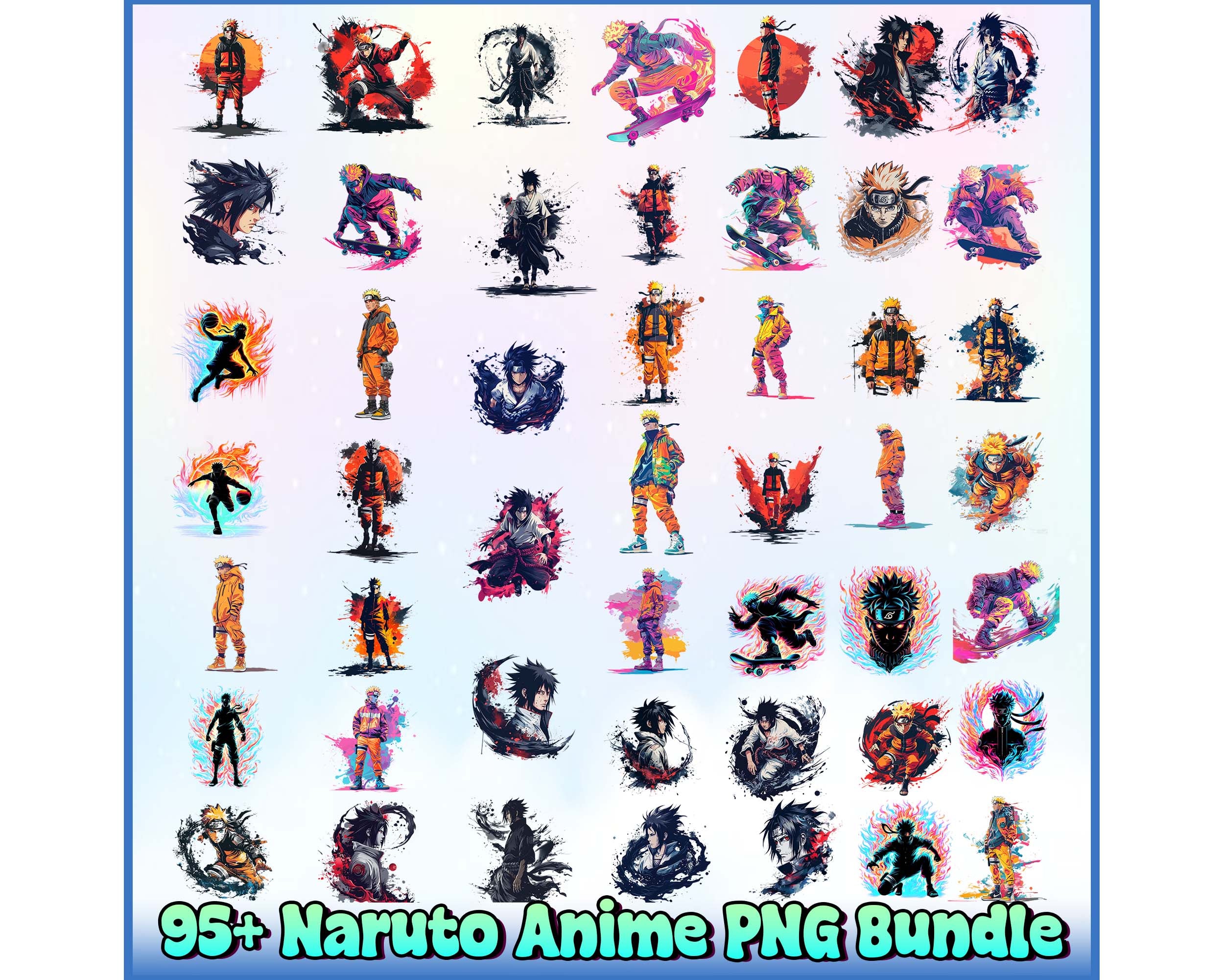 Naruto PNG Bundle Anime Png Bundle 