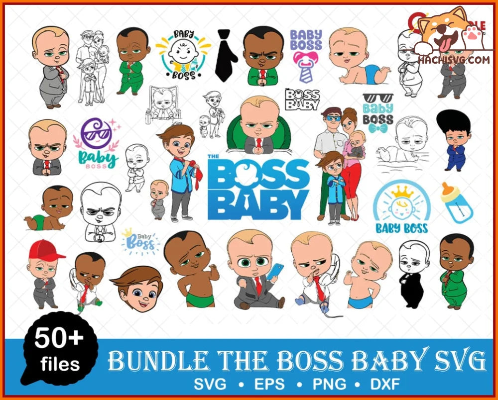 The Boss Baby SVG Bundle Files for Cricut, Silhouette Instant Download