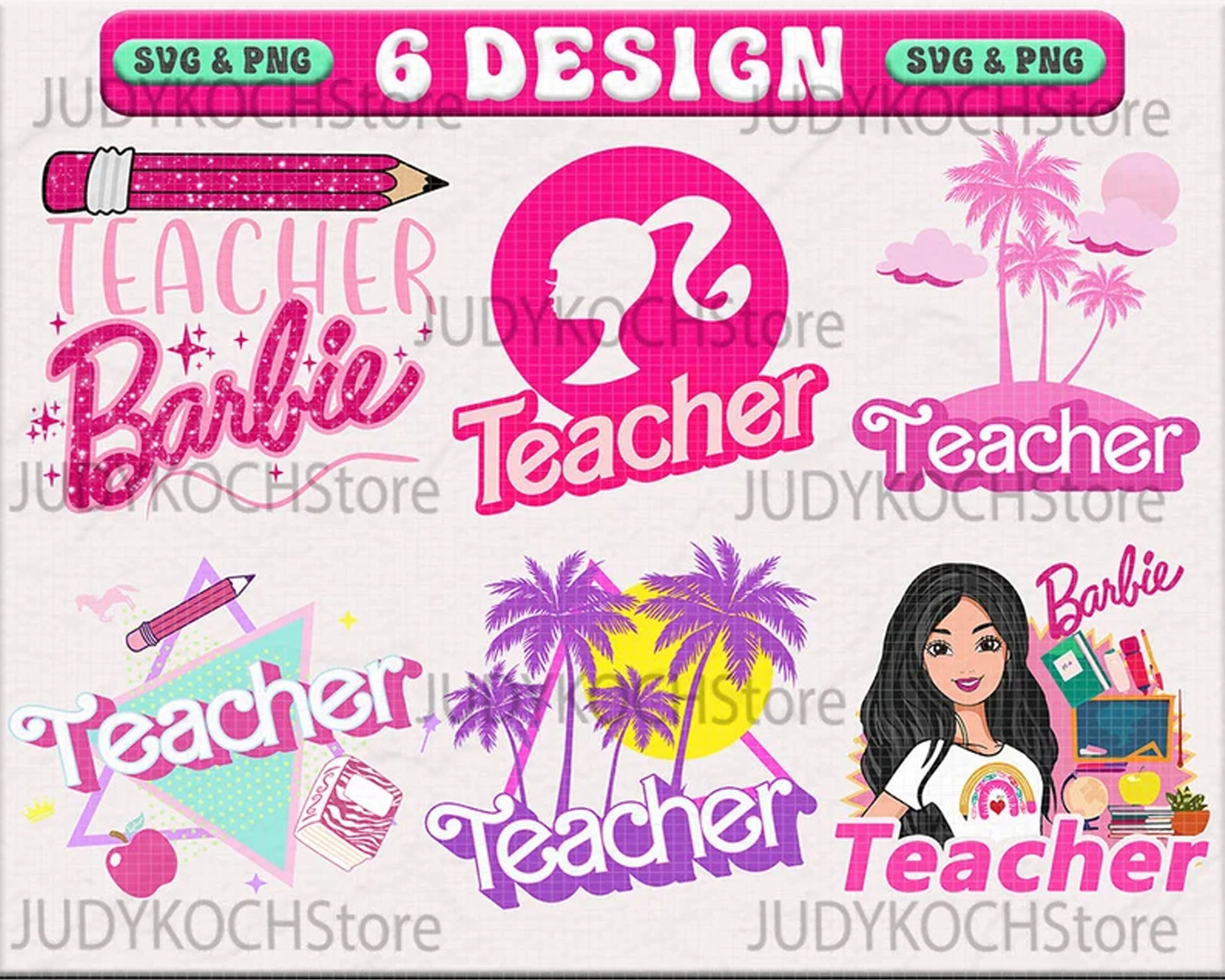 Barbie Teacher Png, Barbie Teacher Era, Back To School Png, Barbie School, Instant Download